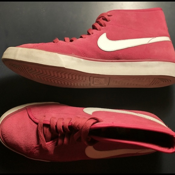Nike Women's Primo Court Mid Suede Pink - Picture 2 of 4